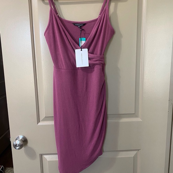 41 Hawthorn Asymmetrical Pink Dress - Picture 1 of 6